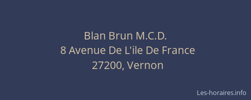 Blan Brun M.C.D.