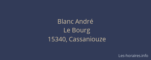 Blanc André