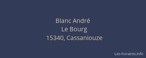 Blanc Andr&eacute;