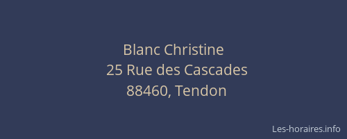 Blanc Christine