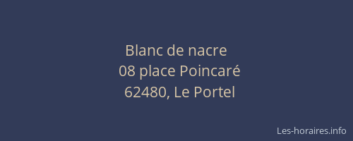 Blanc de nacre