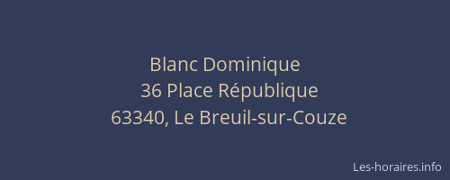 Blanc Dominique