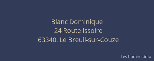 Blanc Dominique