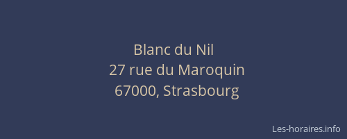 Blanc du Nil