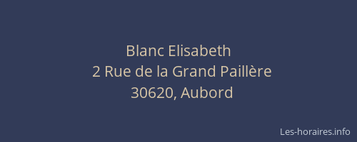 Blanc Elisabeth