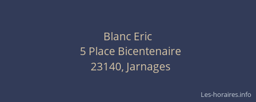 Blanc Eric