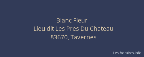 Blanc Fleur