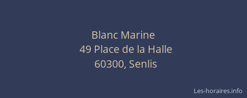 Blanc Marine