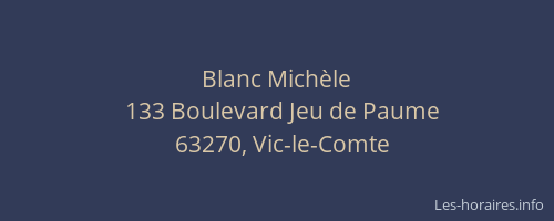 Blanc Michèle