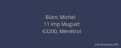 Blanc Michel