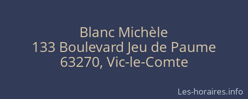 Blanc Michèle