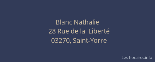 Blanc Nathalie