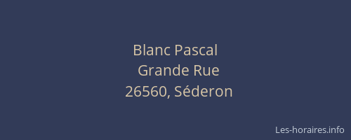 Blanc Pascal