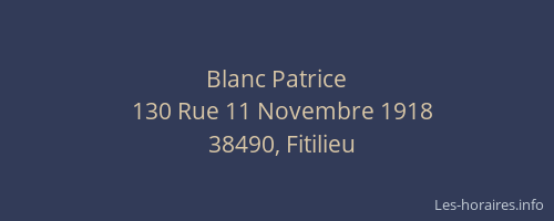 Blanc Patrice