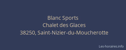 Blanc Sports