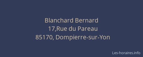 Blanchard Bernard