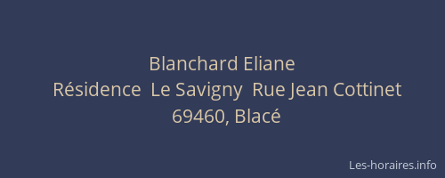Blanchard Eliane
