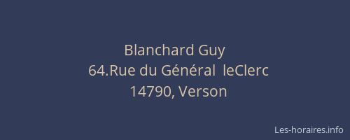 Blanchard Guy