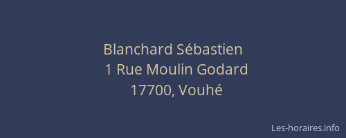 Blanchard Sébastien