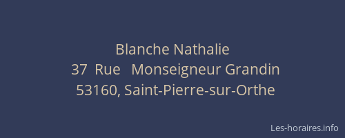 Blanche Nathalie