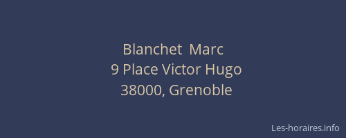 Blanchet  Marc