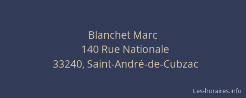 Blanchet Marc