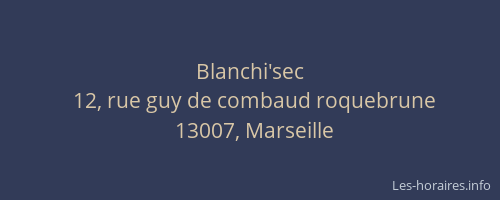 Blanchi'sec