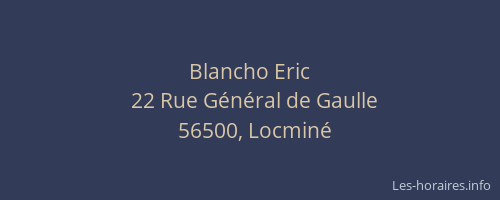 Blancho Eric