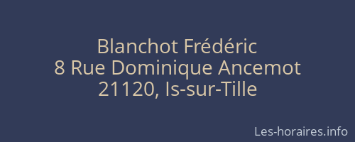 Blanchot Frédéric
