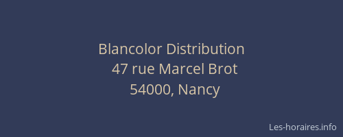 Blancolor Distribution