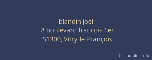 blandin joel
