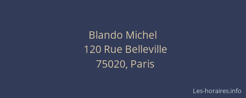 Blando Michel