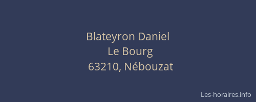Blateyron Daniel