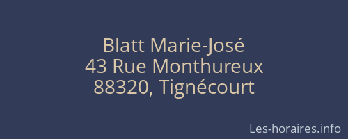 Blatt Marie-José