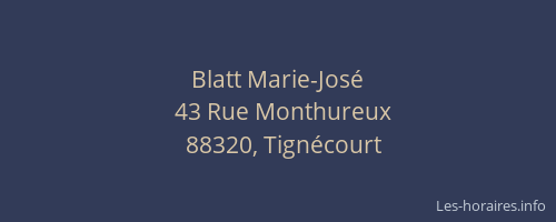 Blatt Marie-José