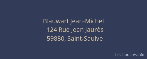 Blauwart Jean-Michel