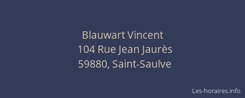 Blauwart Vincent