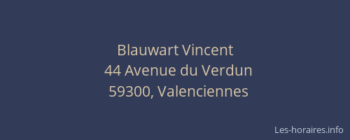 Blauwart Vincent