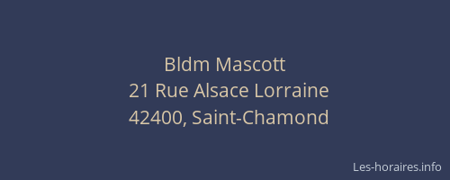 Bldm Mascott