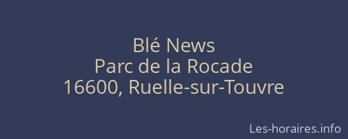 Blé News
