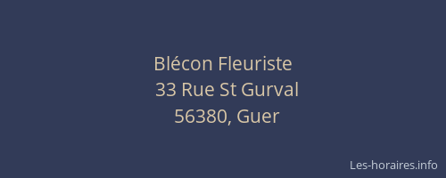 Bl&eacute;con Fleuriste