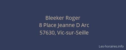 Bleeker Roger