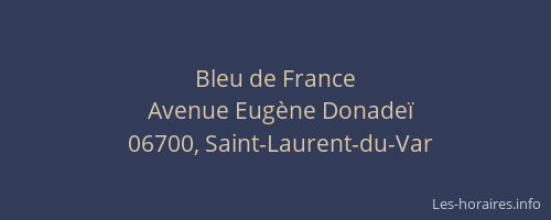 Bleu de France