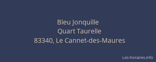 Bleu Jonquille