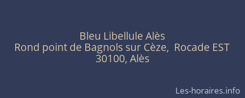 Bleu Libellule Alès