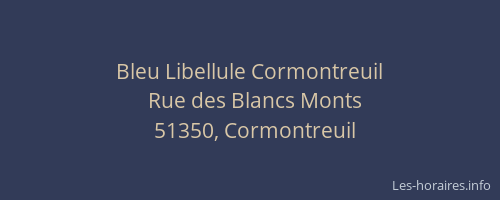 Bleu Libellule Cormontreuil