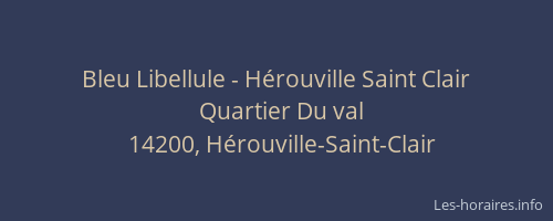 Bleu Libellule - Hérouville Saint Clair