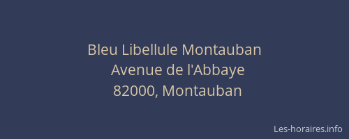 Bleu Libellule Montauban