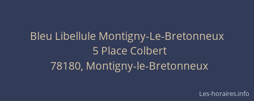 Bleu Libellule Montigny-Le-Bretonneux