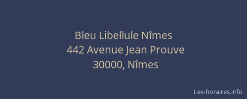 Bleu Libellule Nîmes